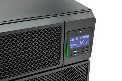 APC Smart-UPS On-Line 8000 VA / 8000 W 5 min (50% 14 min) Double Conversion Online 6U 19&quot; Rackoumt UPS 230V. Tulo kiinteasennus 230V (1PH+N+G) tai 400 V kolmeva