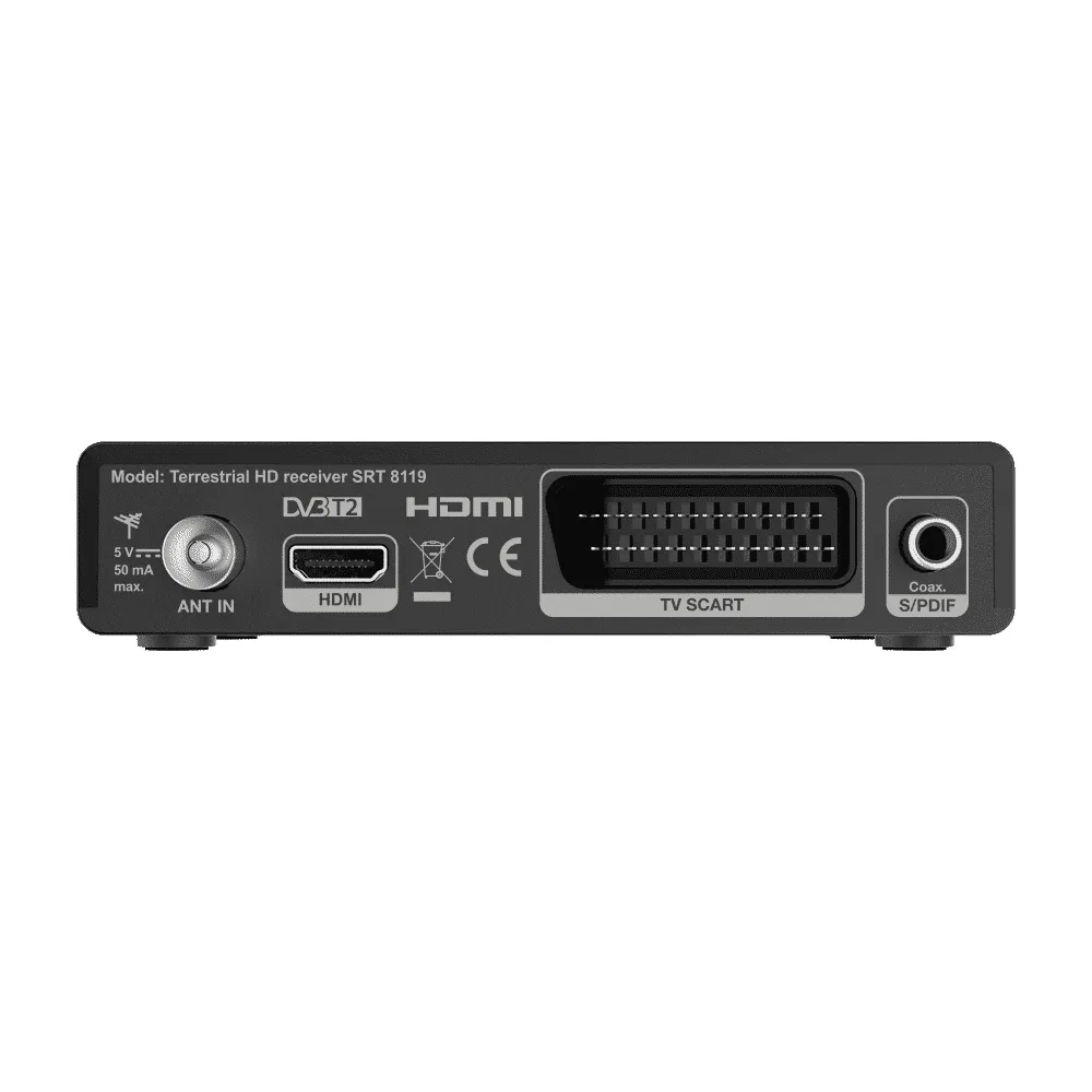 STRONG SRT8119 Full HD DVB-T2 Terrestrial Receiver - Black