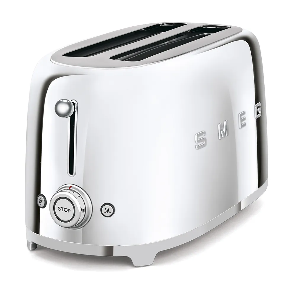 Smeg TSF02SSEU - brödrost, 4 skivor, polerat stål