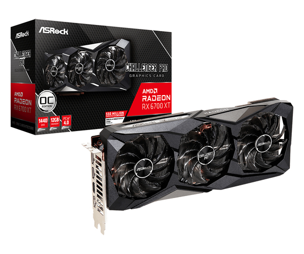 ASRock Radeon RX 6700 XT Challenger Pro OC 12GB - Graphics card