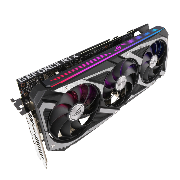 Asus GeForce RTX 3060 ROG Strix V2 OC 12 Gt (LHR) -n&auml;yt&ouml;nohjain