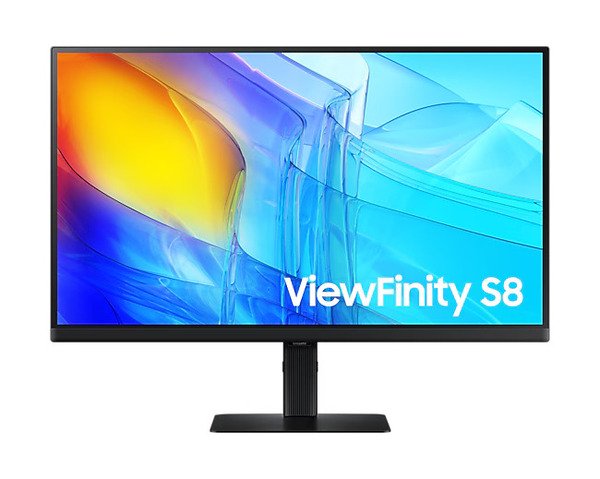 Samsung ViewFinity S8, 27&quot;, 4K, 60Hz, 5ms, USB-C, KVM Switch, IPS - monitor