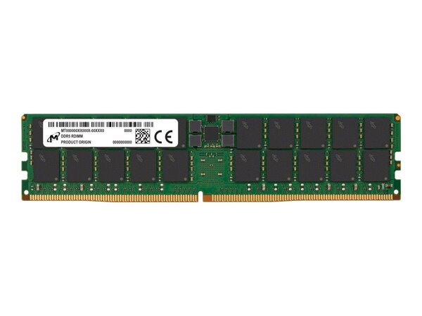 Crucial RDIMM 2Rx4 96GB (1 x 96GB) DDR5 6400 MHz, CL52 Memory