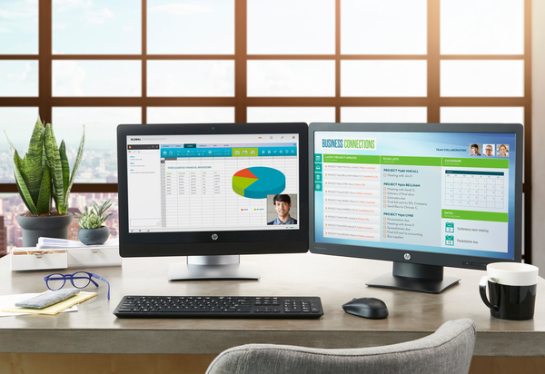 HP ProOne 400 G2 AiO i3-6100T 20inch HD+ Touch Easel 4Gb DDR4-2133 (1x4) 500GbHDD DVD+/-RW UMA Wlan W10PRO64 W1/1/1