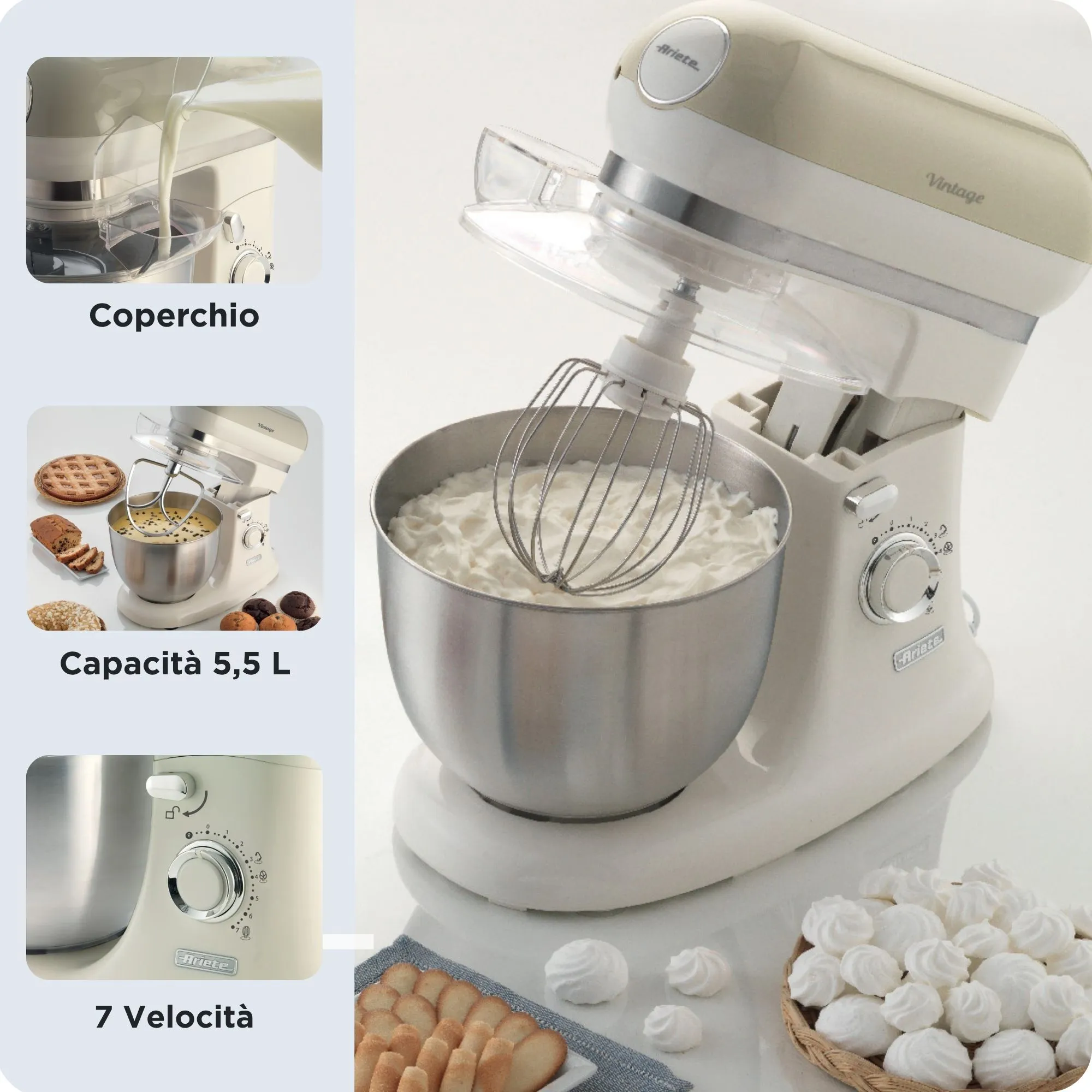 Ariete Vintage - Kitchen Machine, Beige