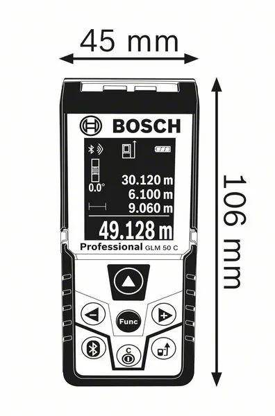 Bosch GLM 50 C Professional - laserdis