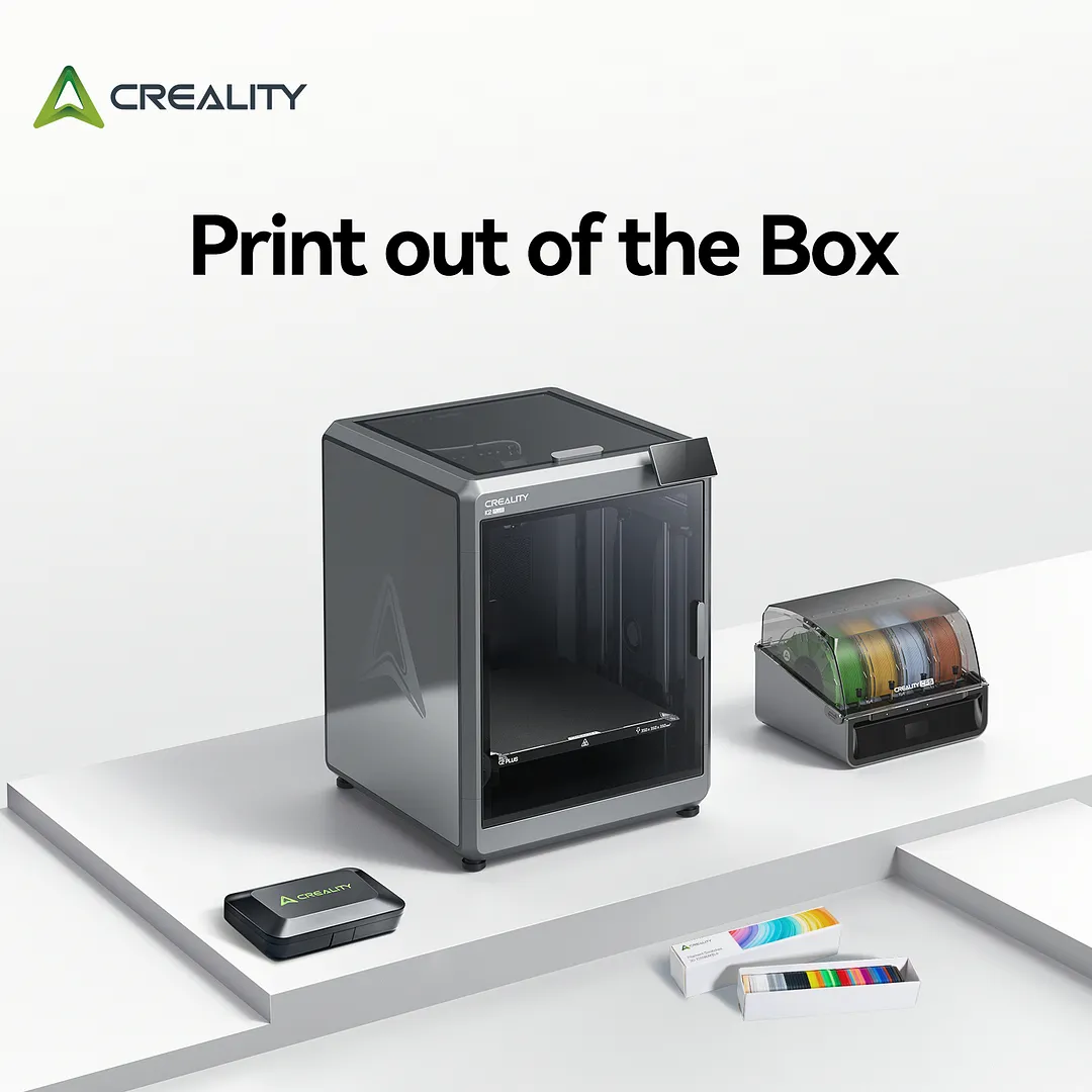 CREALITY K2 Plus Combo 350 x 350 x 350 mm - 3D-skrivare