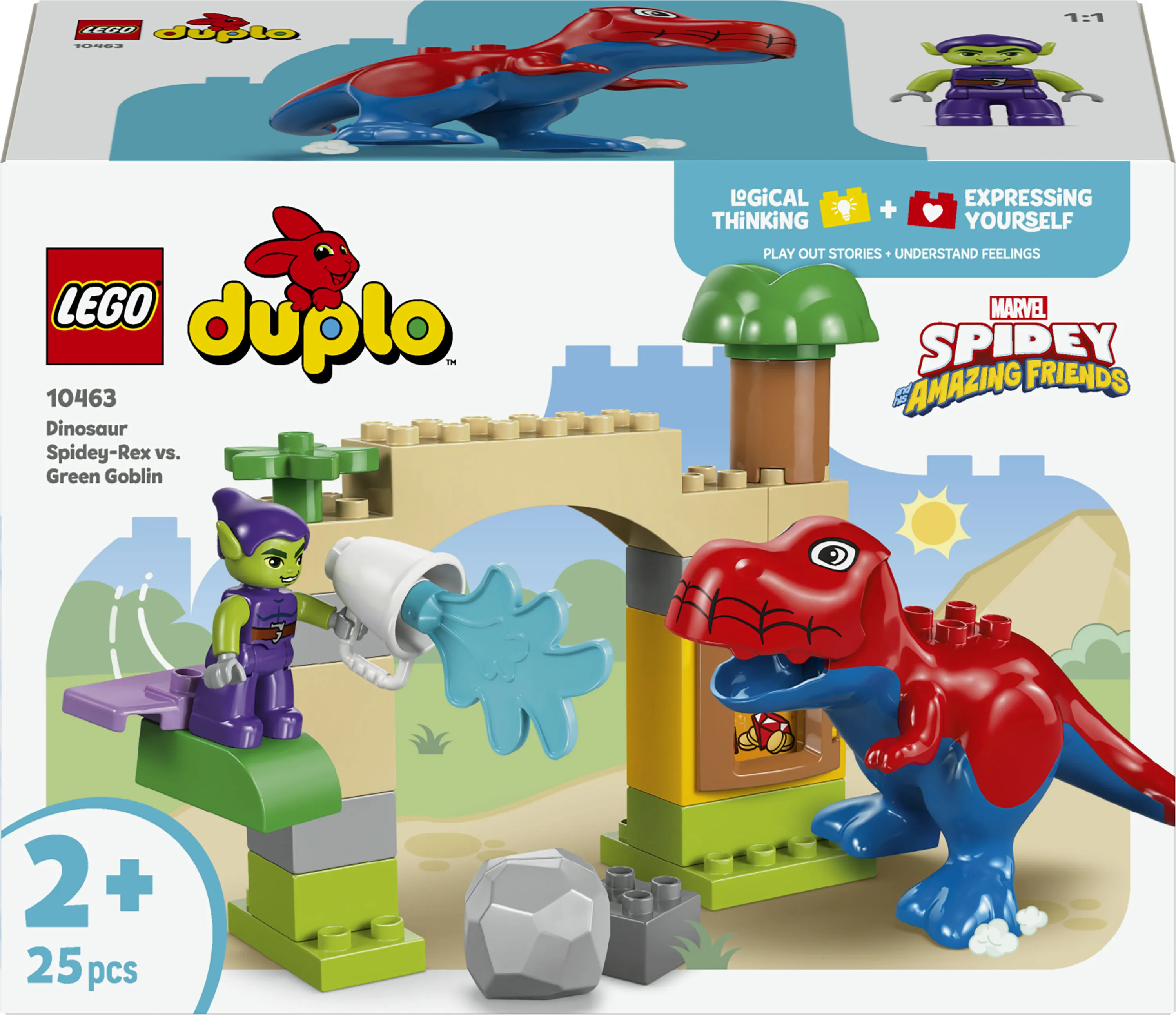 LEGO DUPLO Disney Spidey-Rex Dinosaur vs. Green Goblin 10463