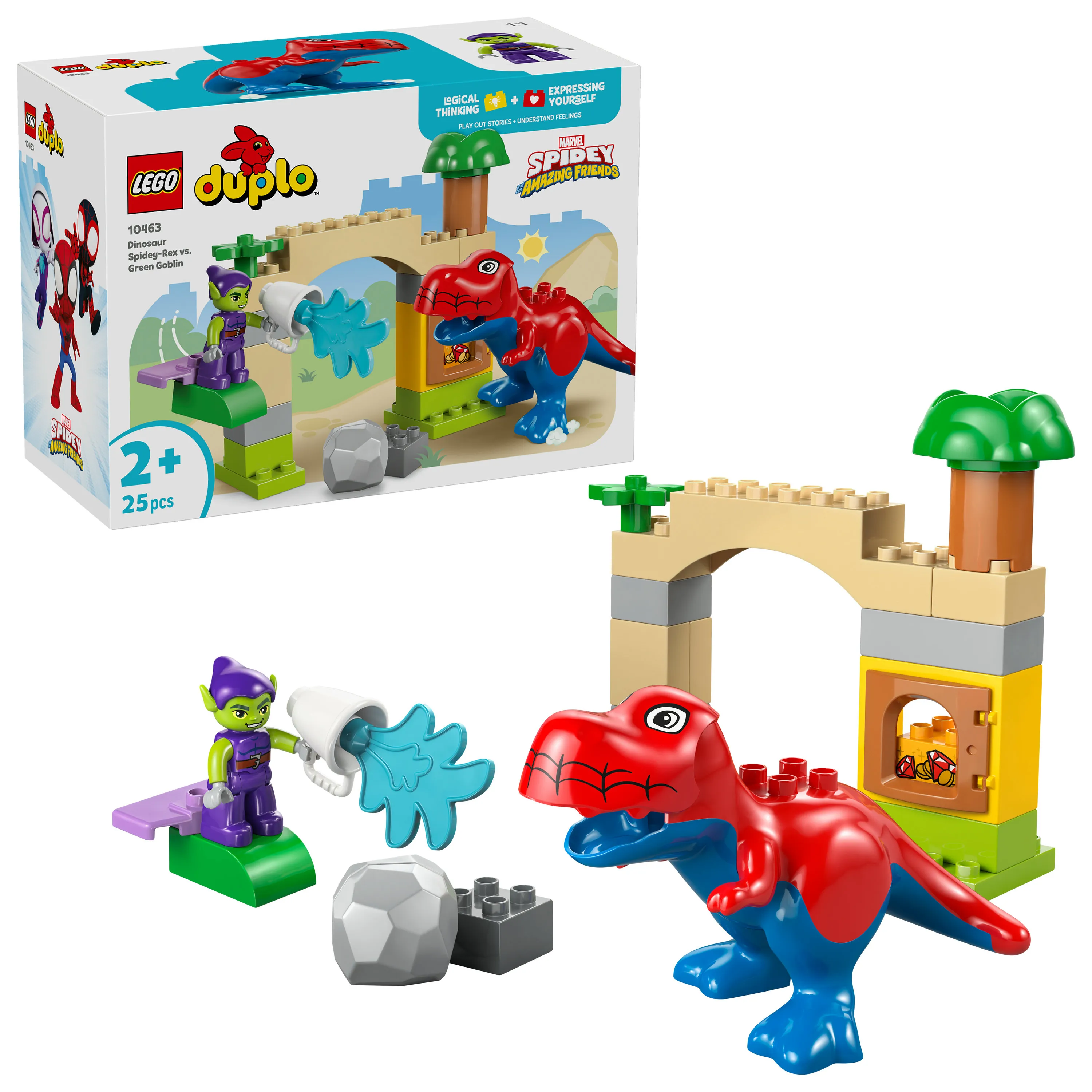 LEGO DUPLO Disney Spidey-Rex Dinosaur vs. Green Goblin 10463