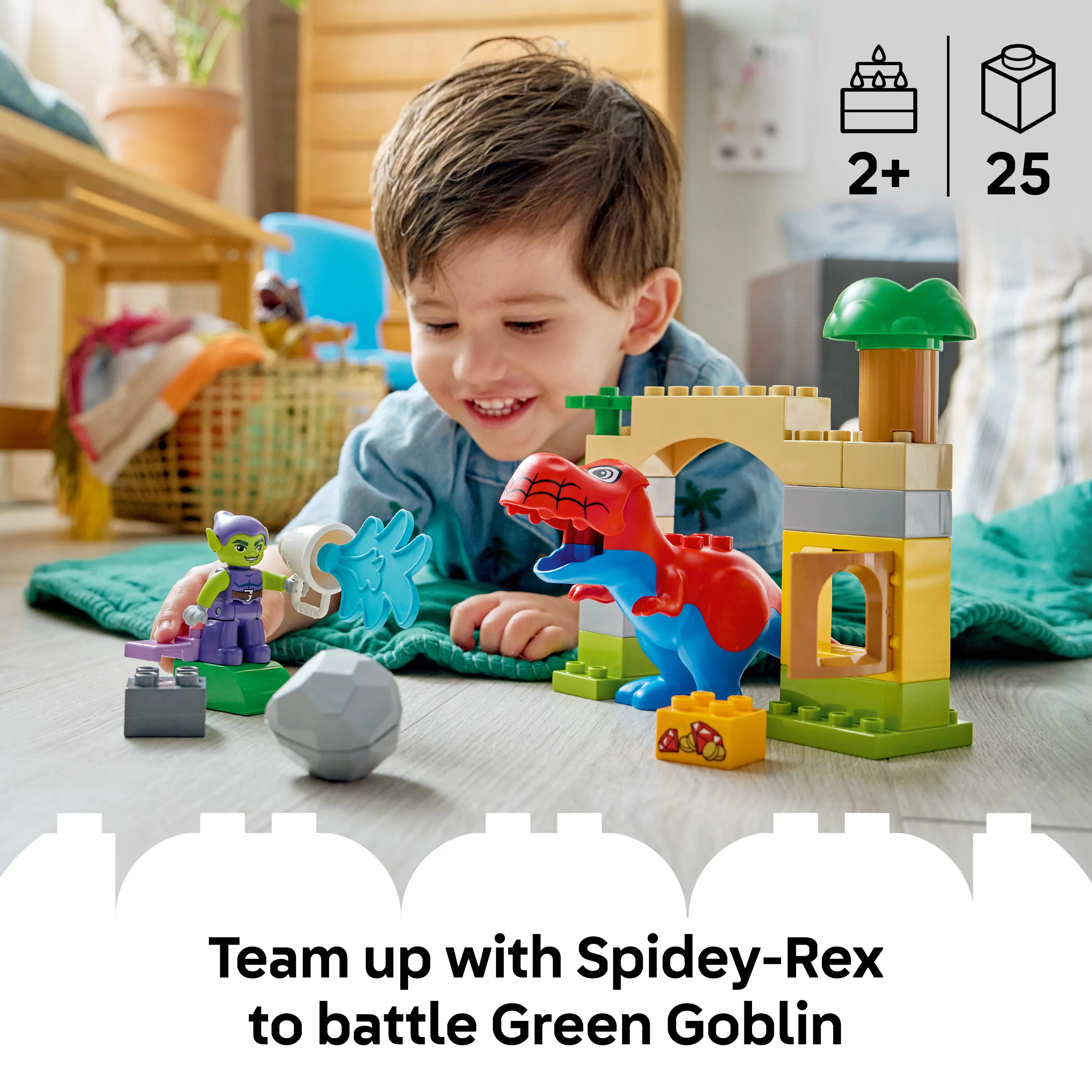 LEGO DUPLO Disney Spidey-Rex Dinosaur vs. Green Goblin 10463