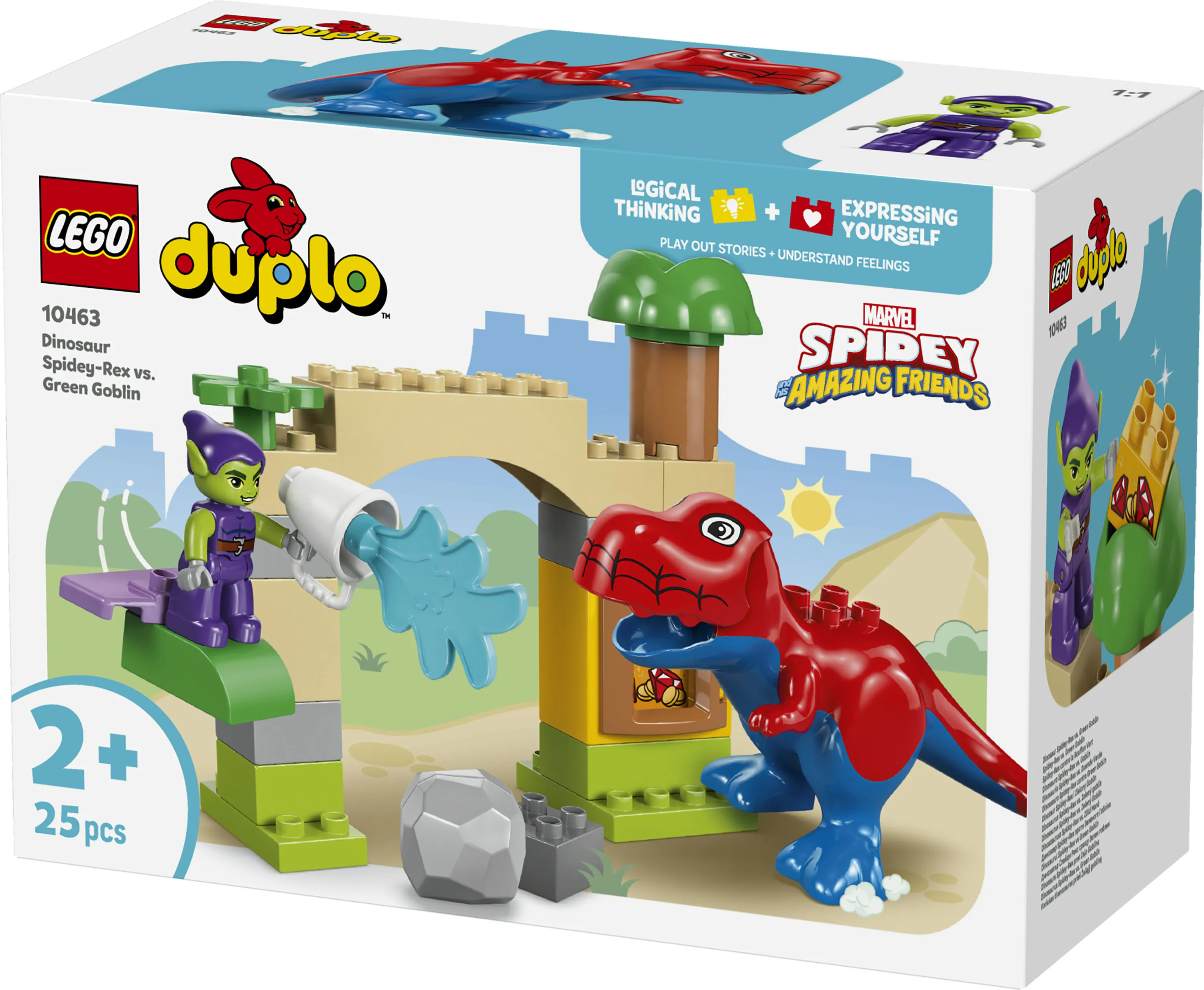 LEGO DUPLO Disney Spidey-Rex Dinosaur vs. Green Goblin 10463