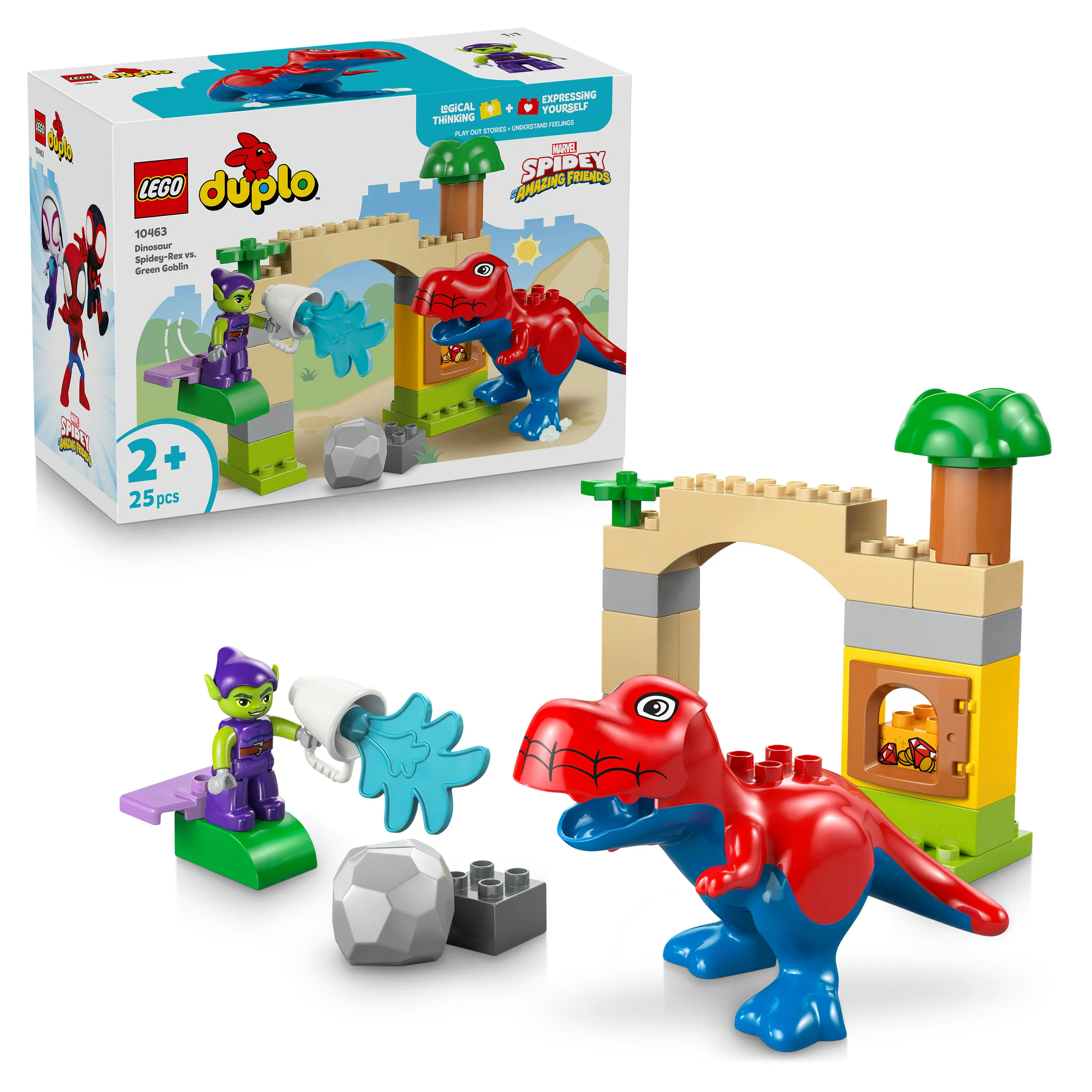 LEGO DUPLO Disney Spidey-Rex Dinosaur vs. Green Goblin 10463