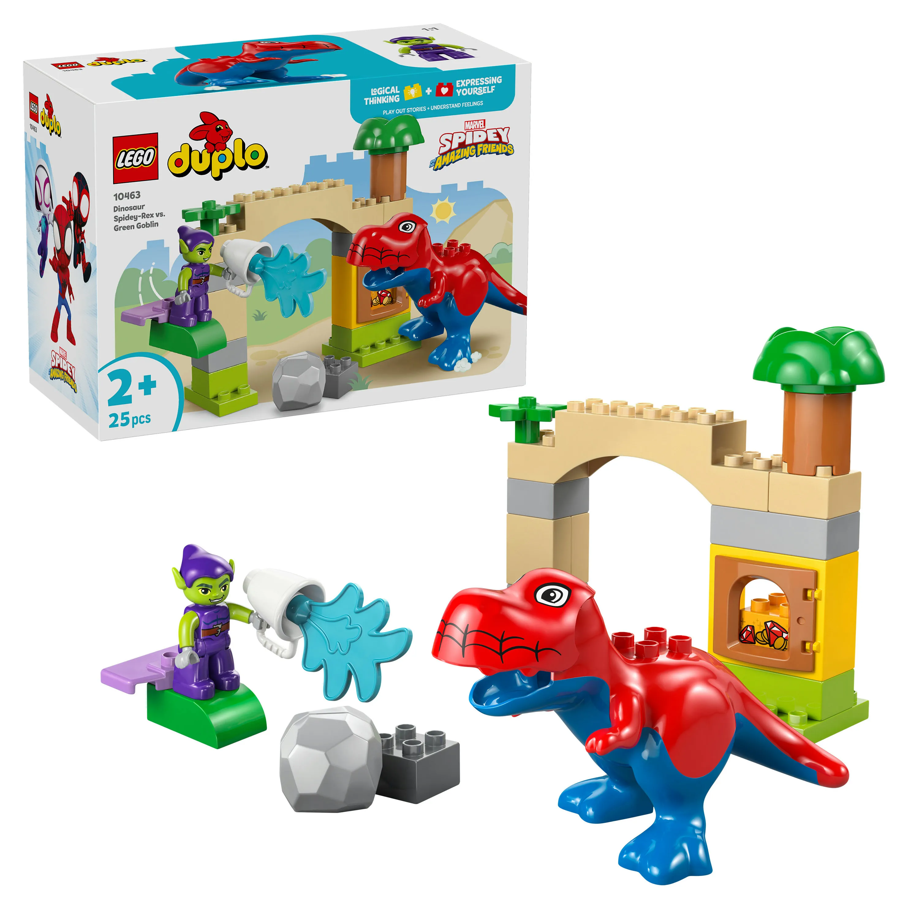 LEGO DUPLO Disney Spidey-Rex Dinosaur vs. Green Goblin 10463