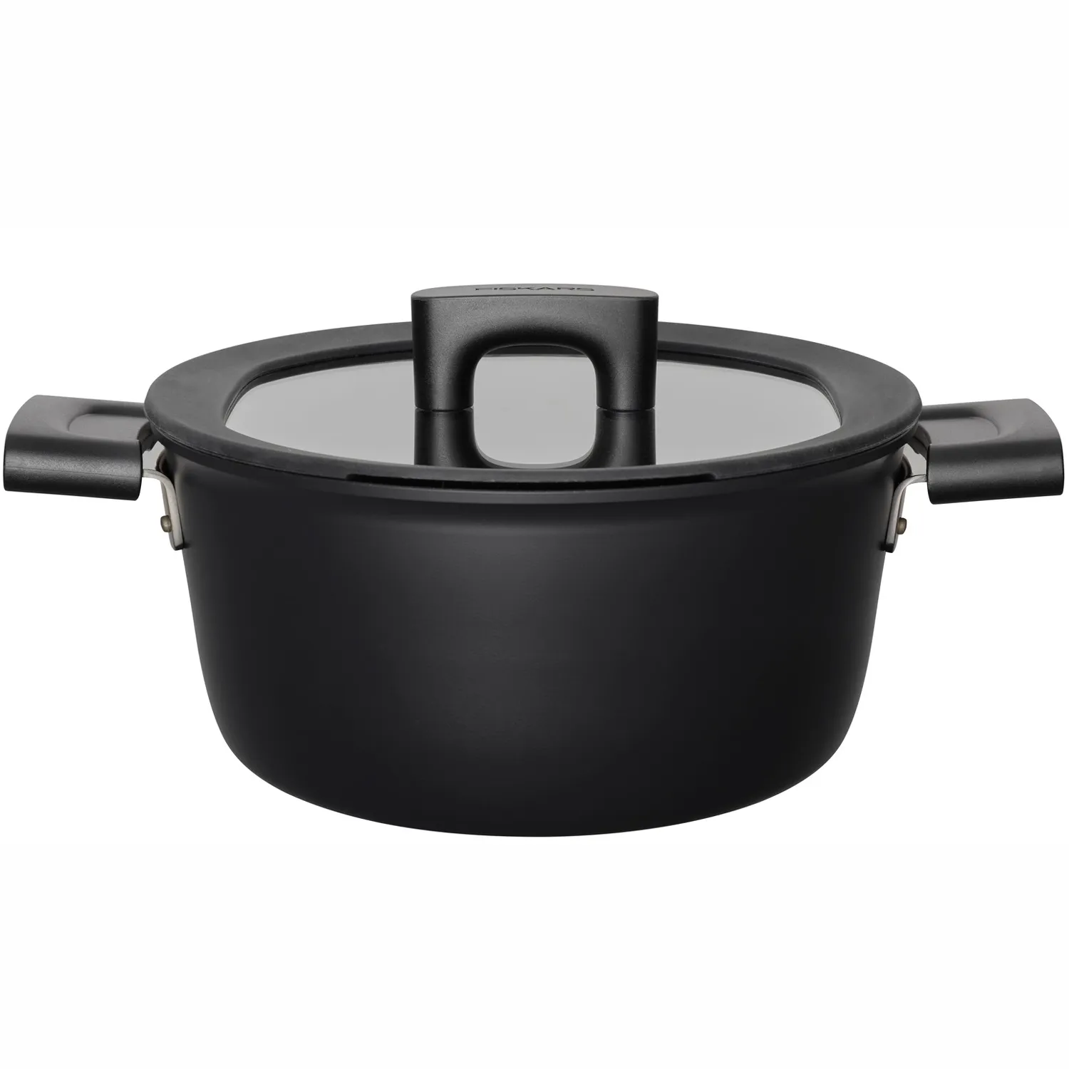Fiskars Hard Face - pot with lid, 22cm/3.5l