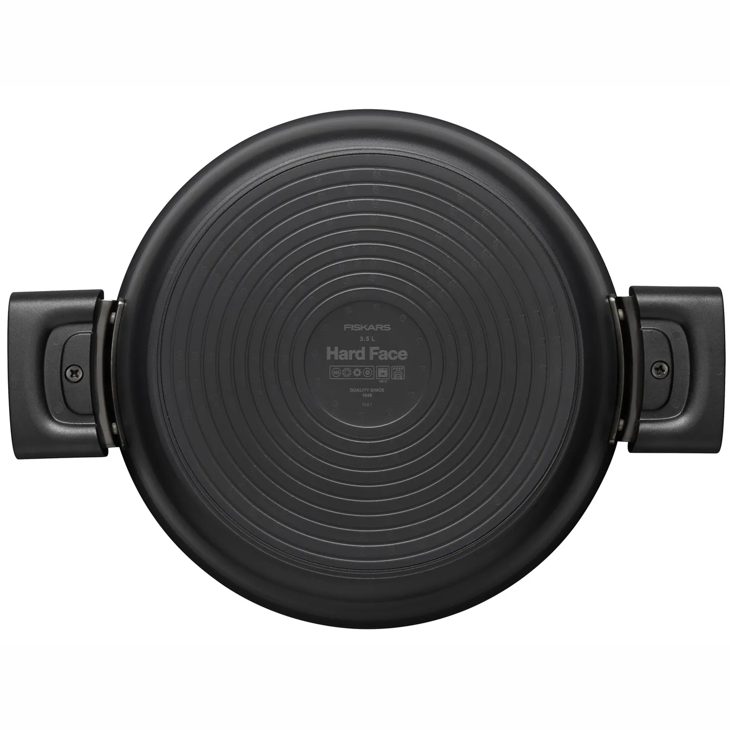 Fiskars Hard Face - pot with lid, 22cm/3.5l