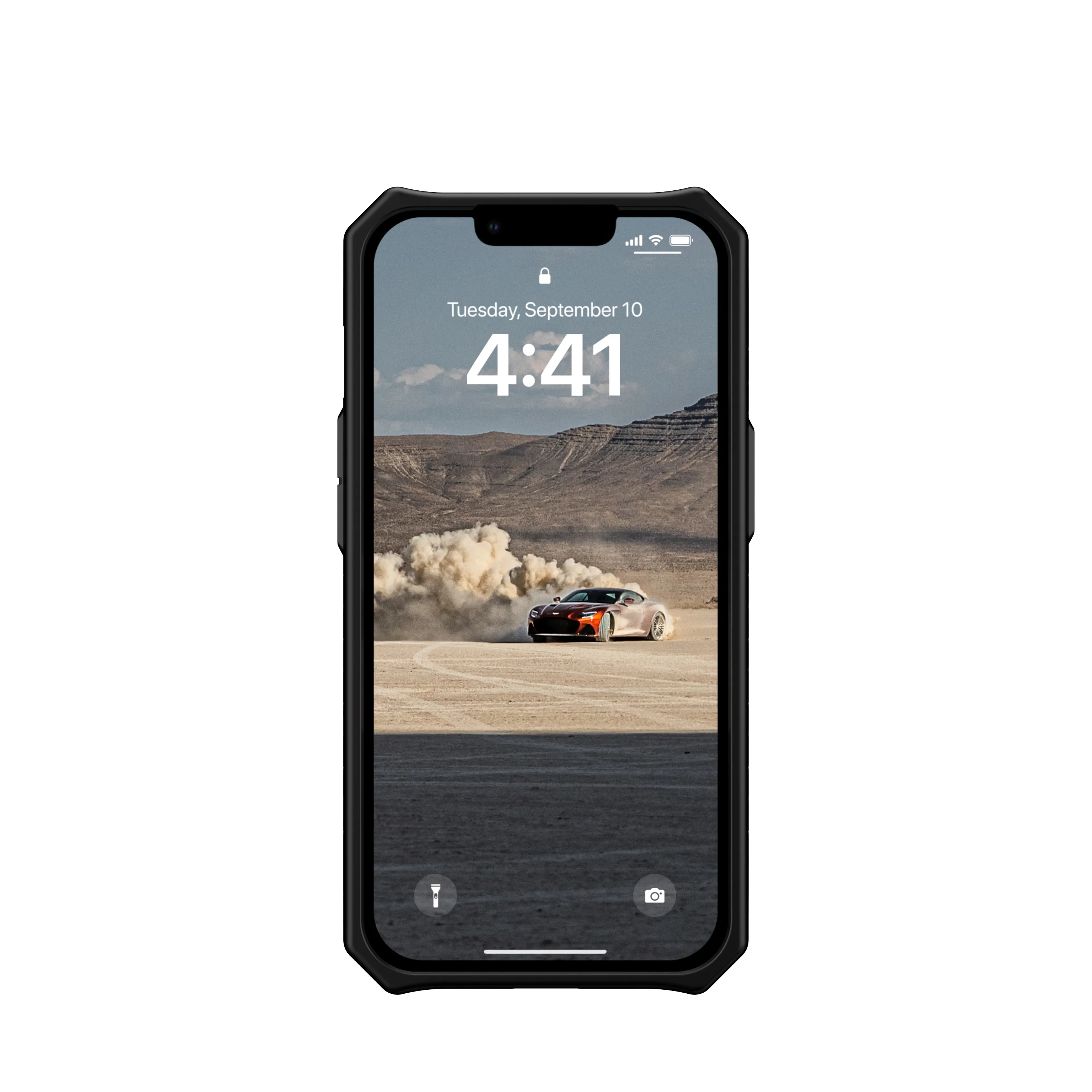 UAG Monarch, iPhone 14 -suojakuori, Kevlar Black