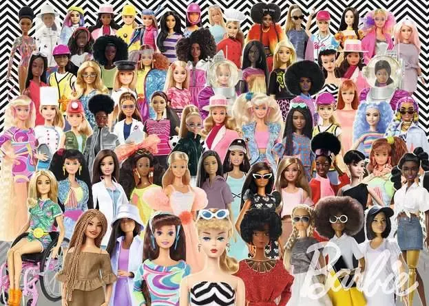 Ravensburger Challenge Barbie - puzzle, 1000 pcs