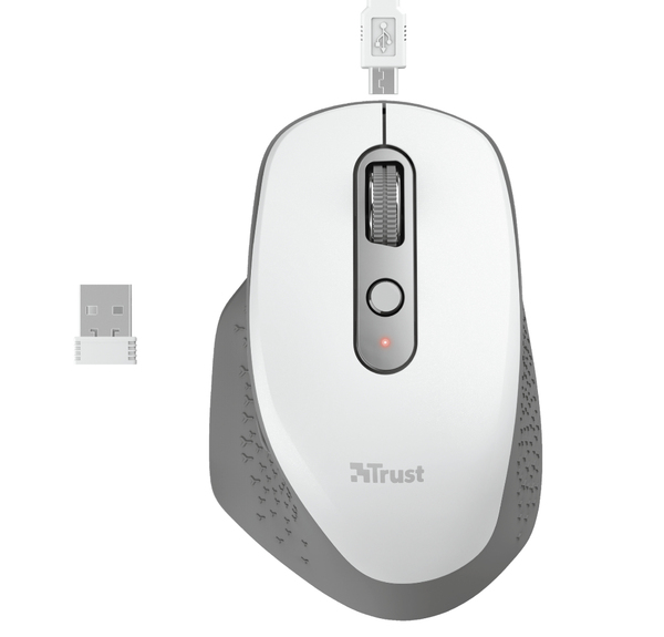 Trust Ozaa - wireless mouse, White