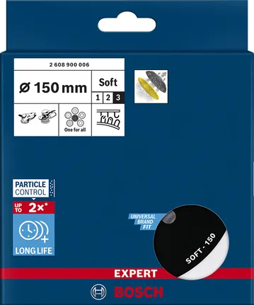Bosch Experrt Multiloch-Pad 150mm .Ind.M8+5/16 -hiomatyyny epäkeskohiomakoneelle