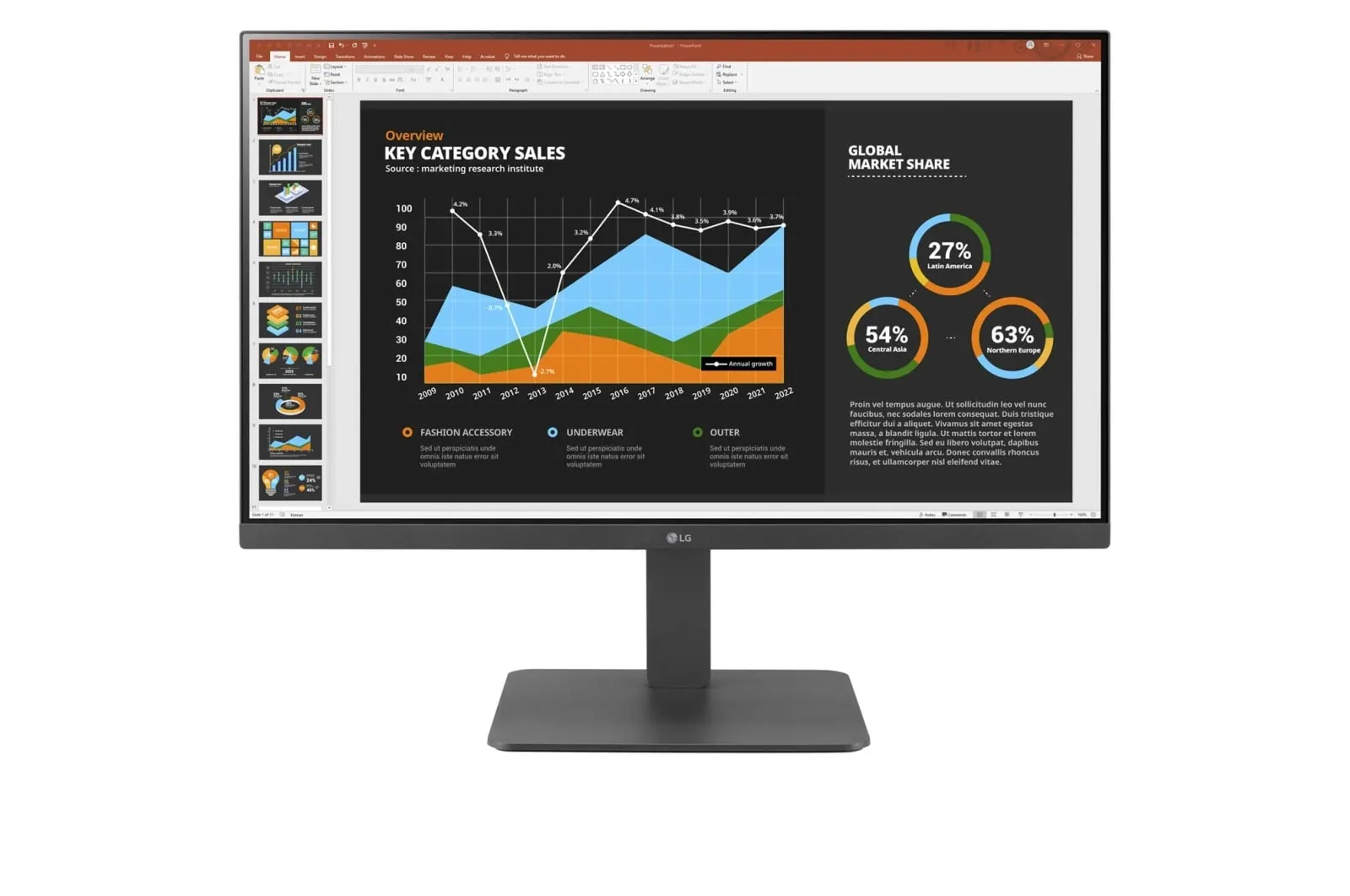LG 27&quot; 27BR650B-C Full HD, USB-C, IPS - monitor