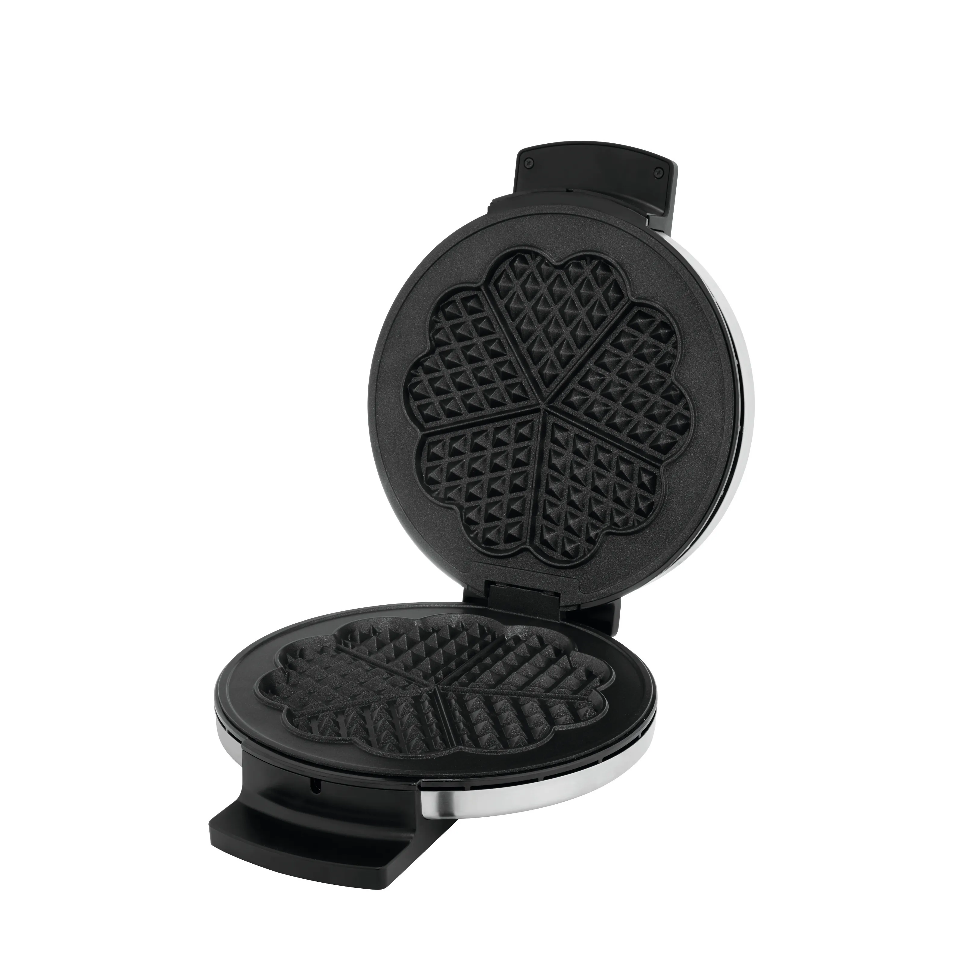 WMF Lono Waffle Maker, 5 Heart-Shaped Waffles, 900 Watt, Black/Chrome