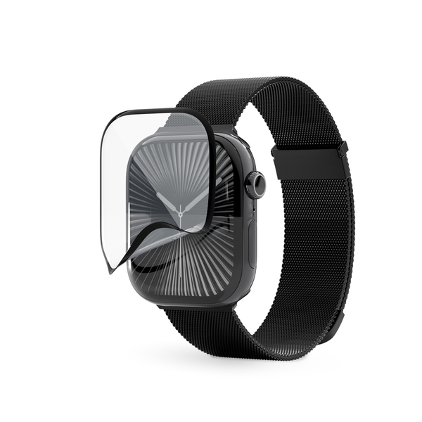 Epico 3D+ FlexiGlass SA | Apple Watch SE/Series 4/5/6 (40mm) | with Slide Applicator | Scratch Resistance