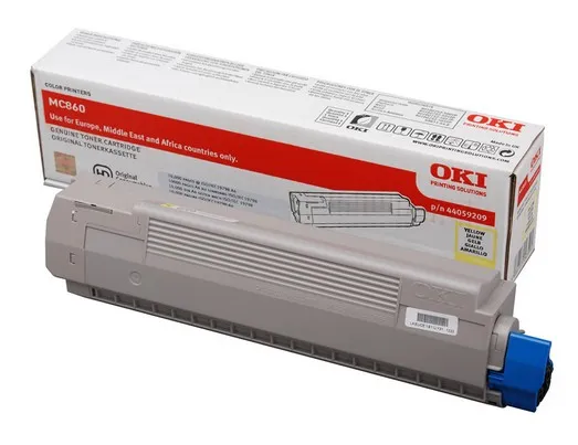 OKI MC860 44059209 lasertoner, gul