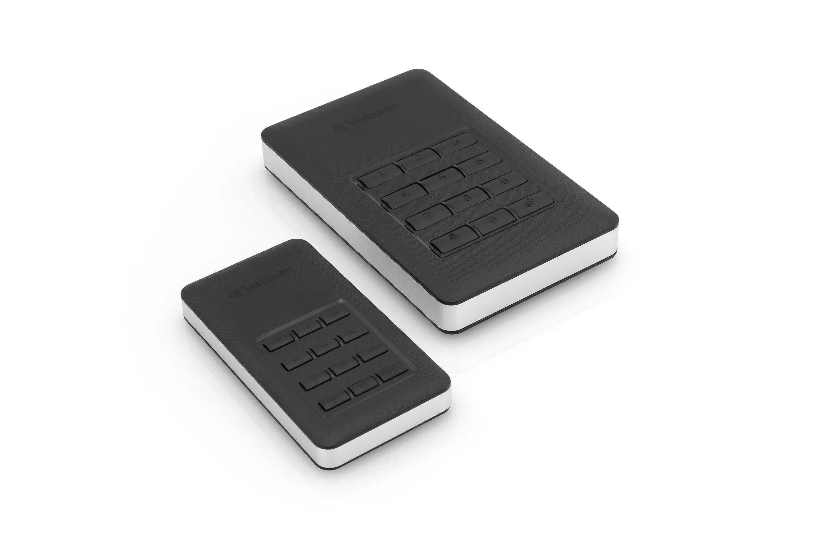 Verbatim Store 'n' Go Secure 2 TB - extern h&aring;rddisk , Svart/Silver