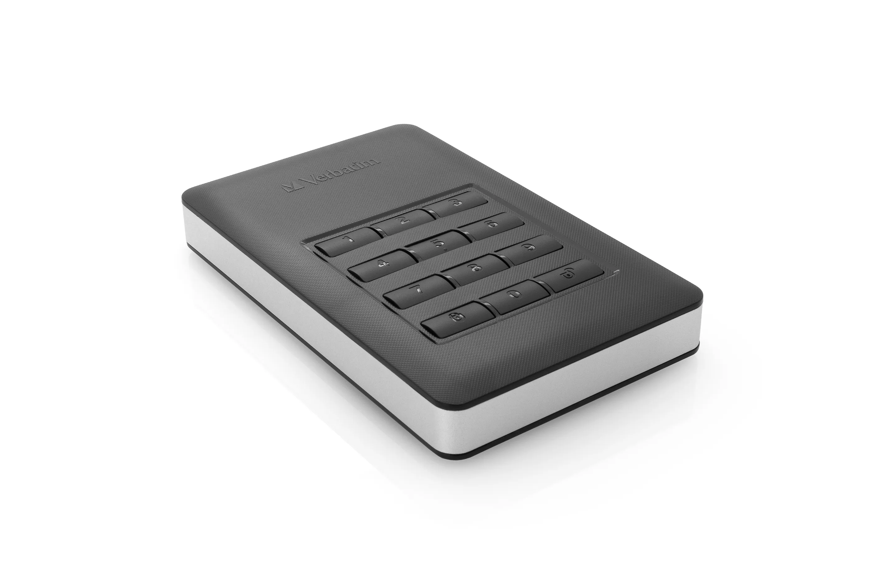 Verbatim Store 'n' Go Secure 2 TB - extern h&aring;rddisk , Svart/Silver