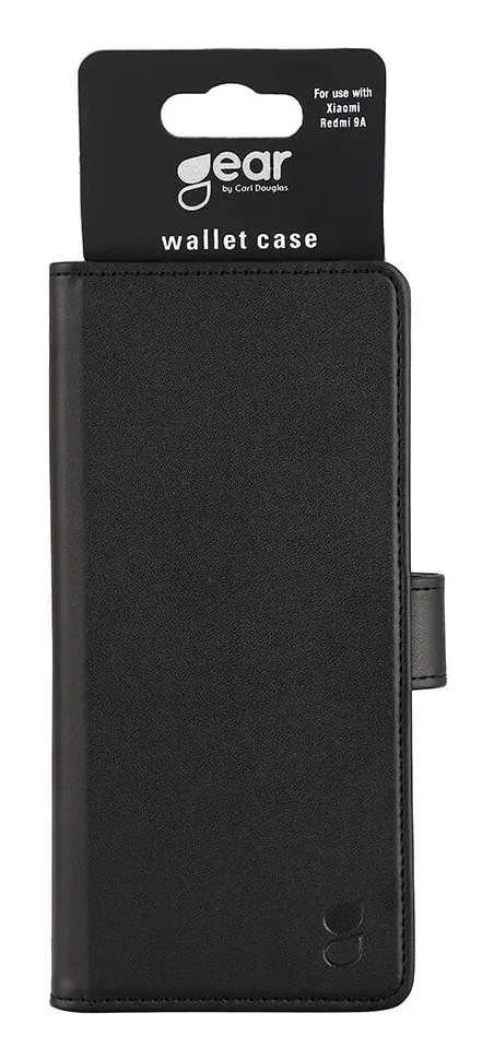 GEAR Wallet, Redmi 9A - pl&aring;nboksfodral, Svart