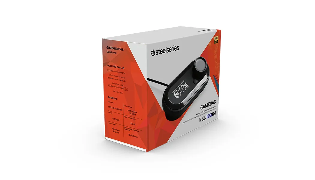 SteelSeries GameDAC Certified Hi-Res DAC and amp for gaming