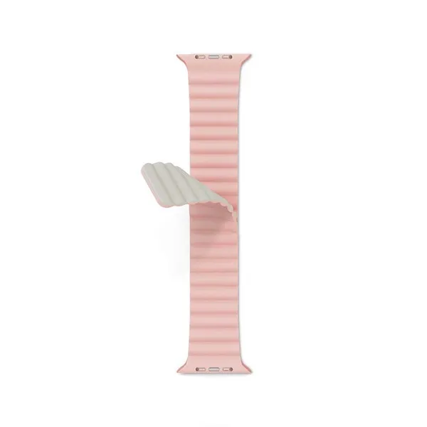 EPICO Watch Strap Magnetic for Apple Watch 42/44/45/49 mm - pink/gray