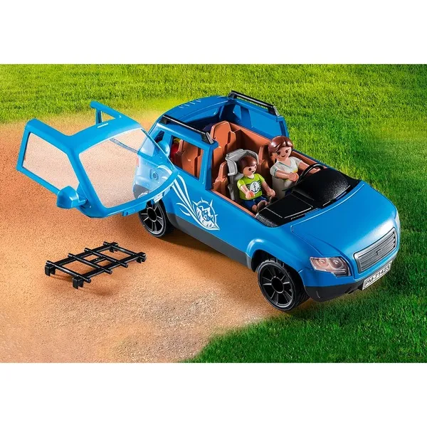 Playmobil Family Fun Caravan with car, construction toy