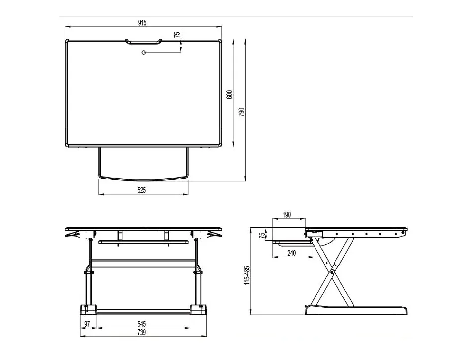M Deskstand Workstation II