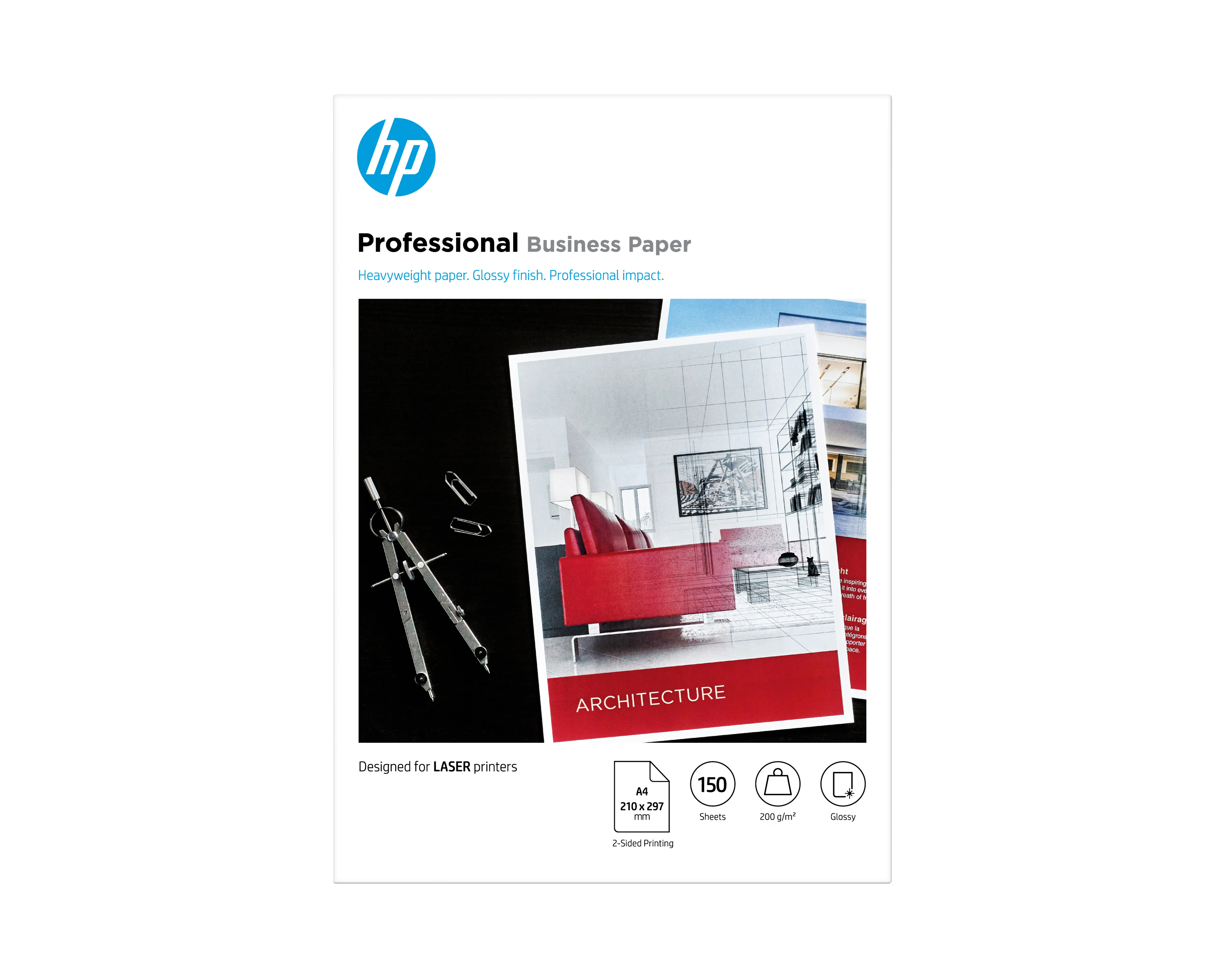 A4 Laser Professional Business glossy paper 200g (150)