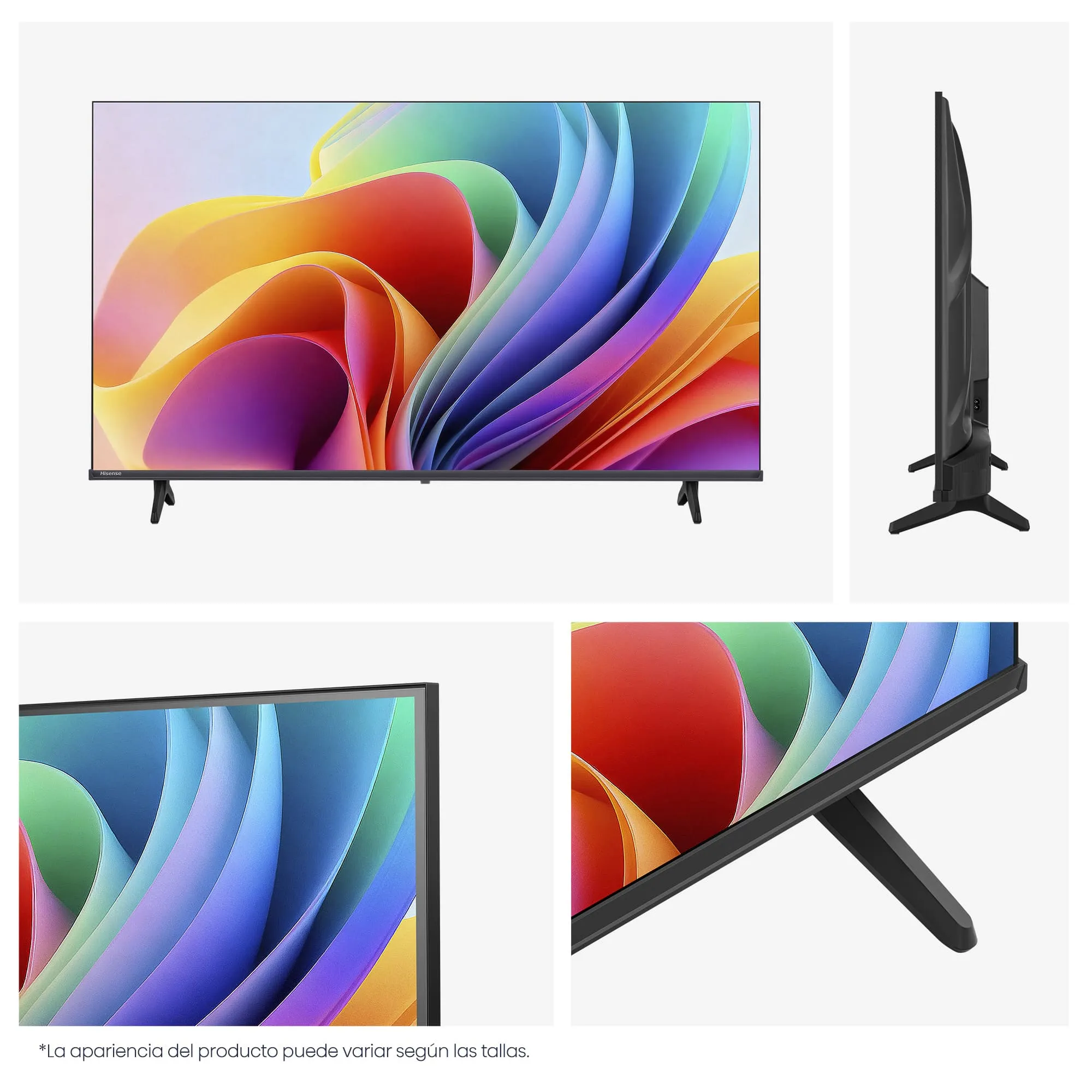 Hisense 32A4S 32" HD DLED HomeOS TV, 60 Hz, HDR10, HLG