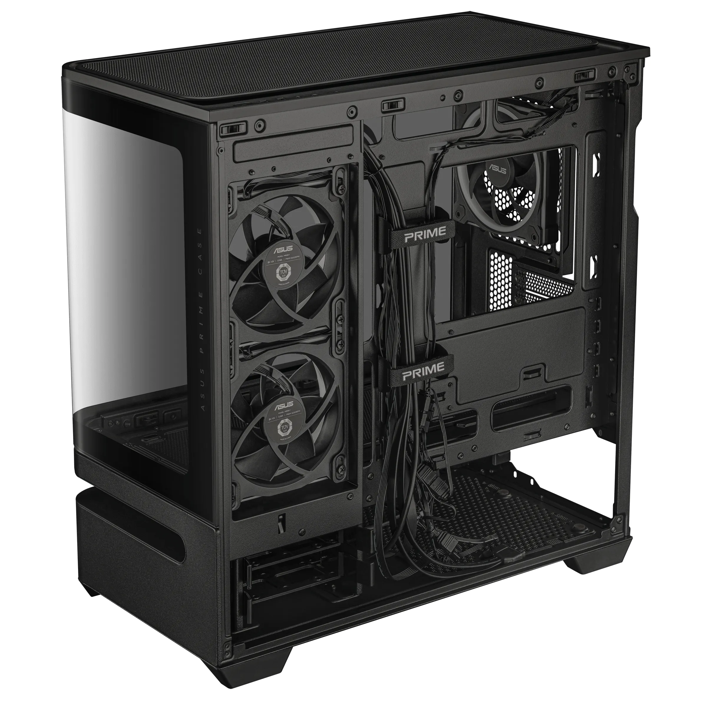 Asus Prime AP202 ARGB -miditornikotelo ikkunalla, Musta