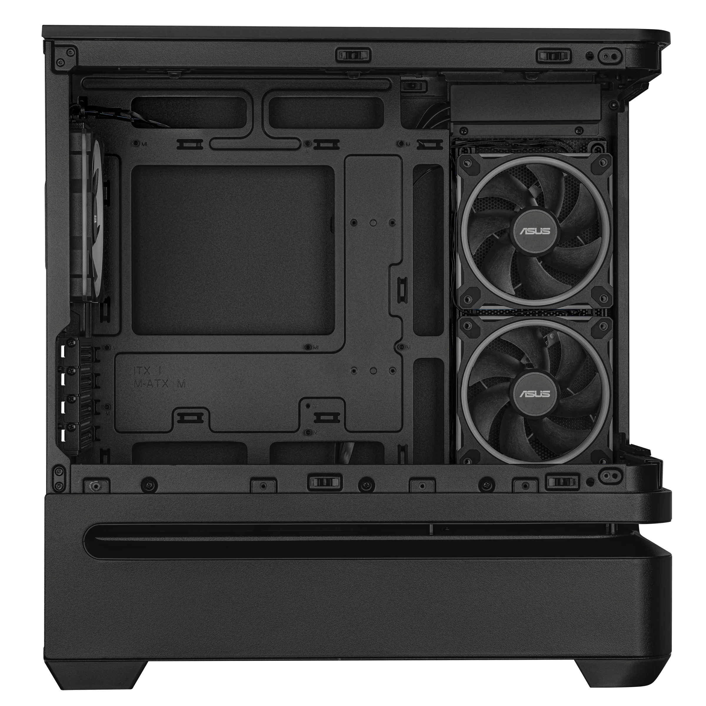 Asus Prime AP202 ARGB -miditornikotelo ikkunalla, Musta