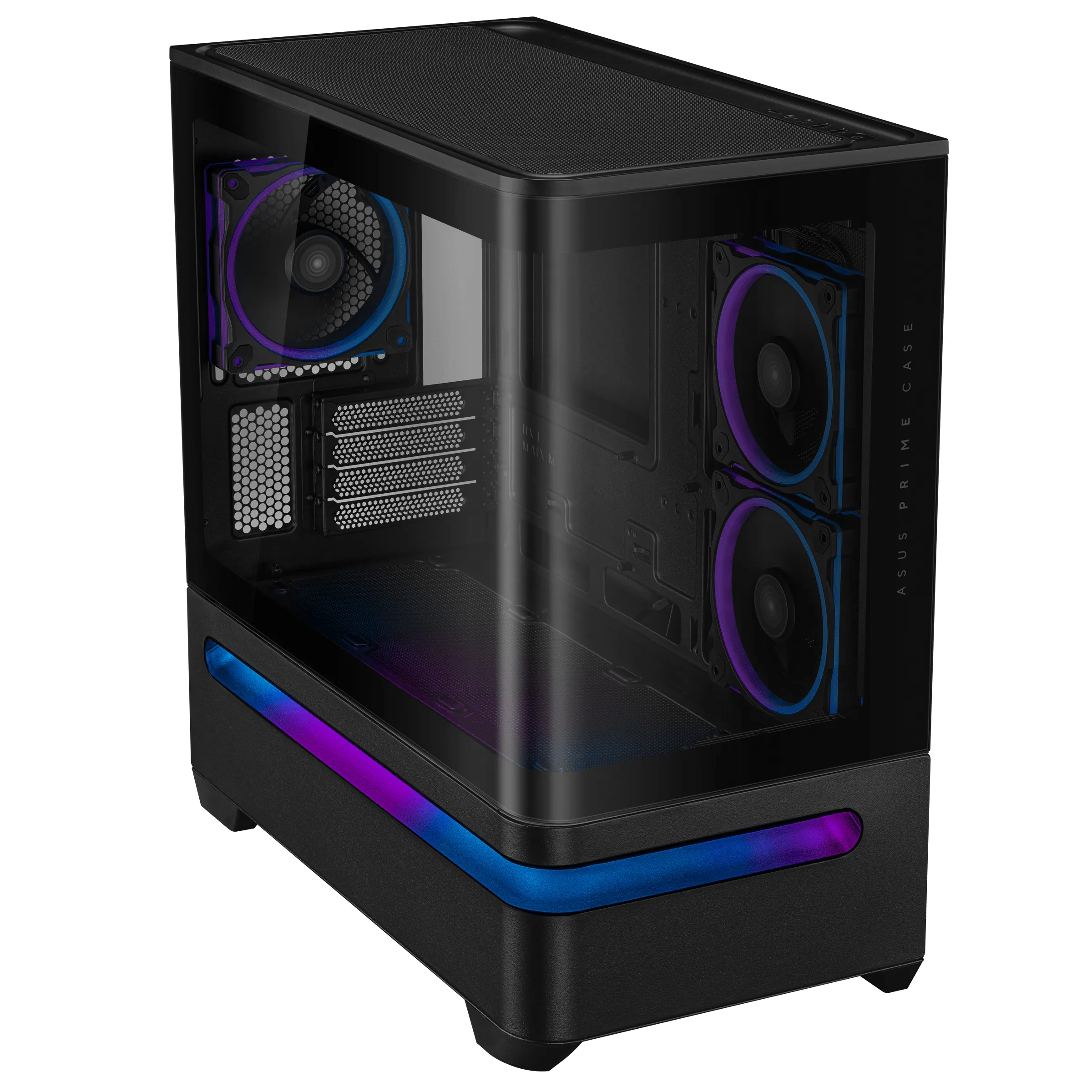 Asus Prime AP202 ARGB -miditornikotelo ikkunalla, Musta