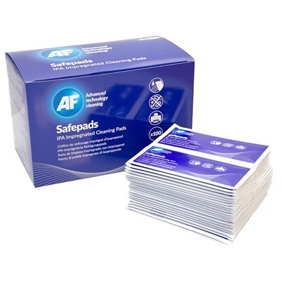 Safepads - IPA Impregnated Cleaning Pads (100)