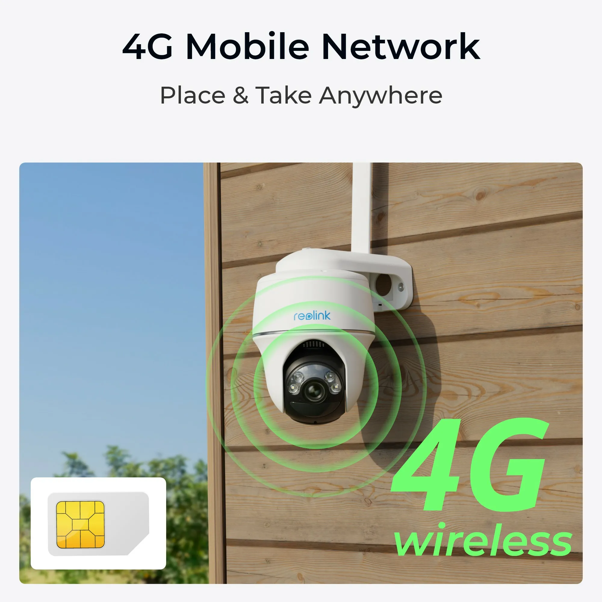 Reolink Go PT Plus 2K | 4MP | PTZ | 4G | Battery