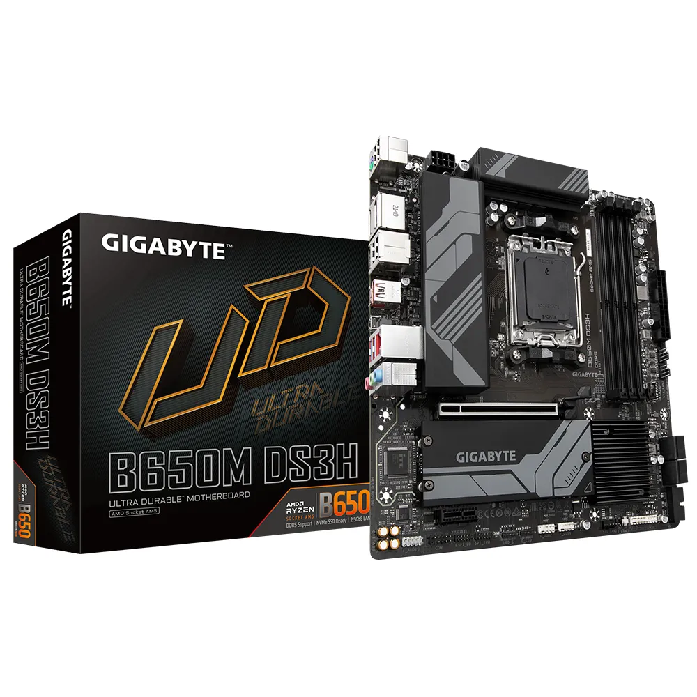Gigabyte B650M DS3H mATX - moderkort
