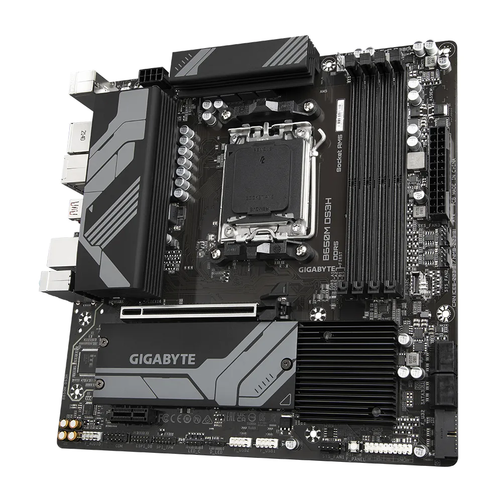 Gigabyte B650M DS3H mATX - moderkort