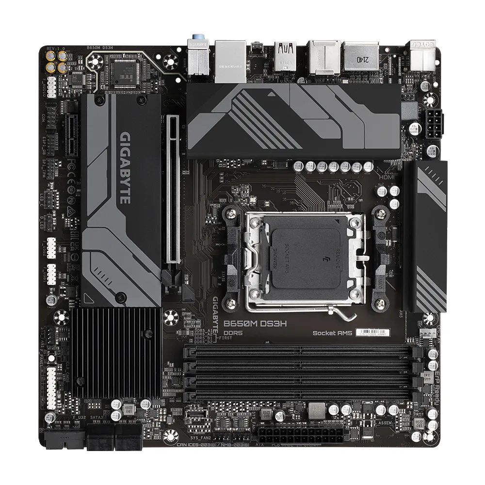 Gigabyte B650M DS3H mATX - moderkort