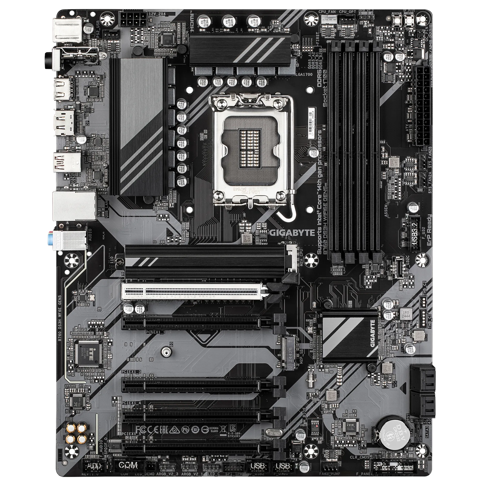 Gigabyte B760 DS3H Wi-Fi 6E LGA1700 ATX Motherboard