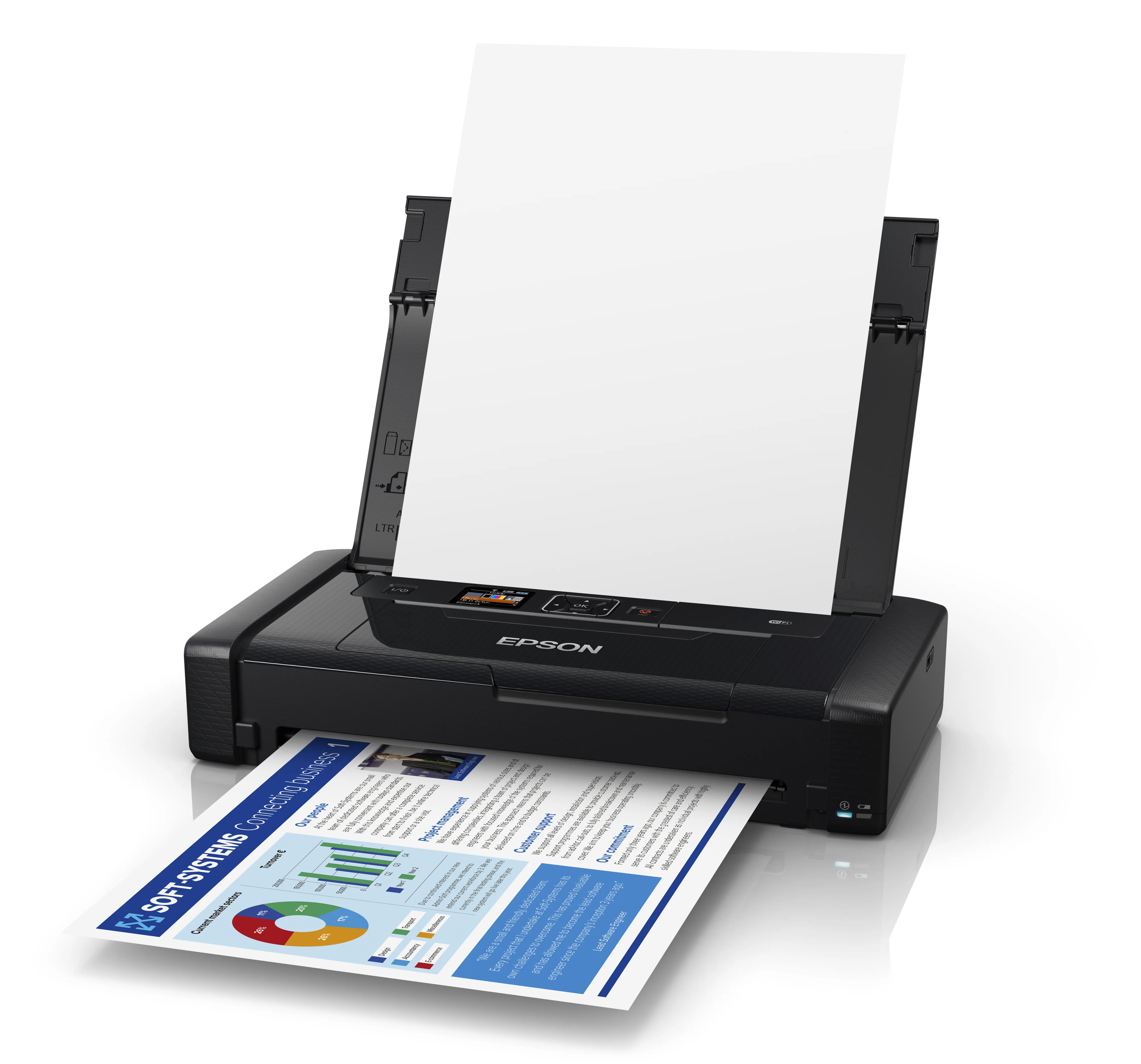 Epson WorkForce WF-110W A4 - f&auml;rgbl&auml;ckstr&aring;leskrivare