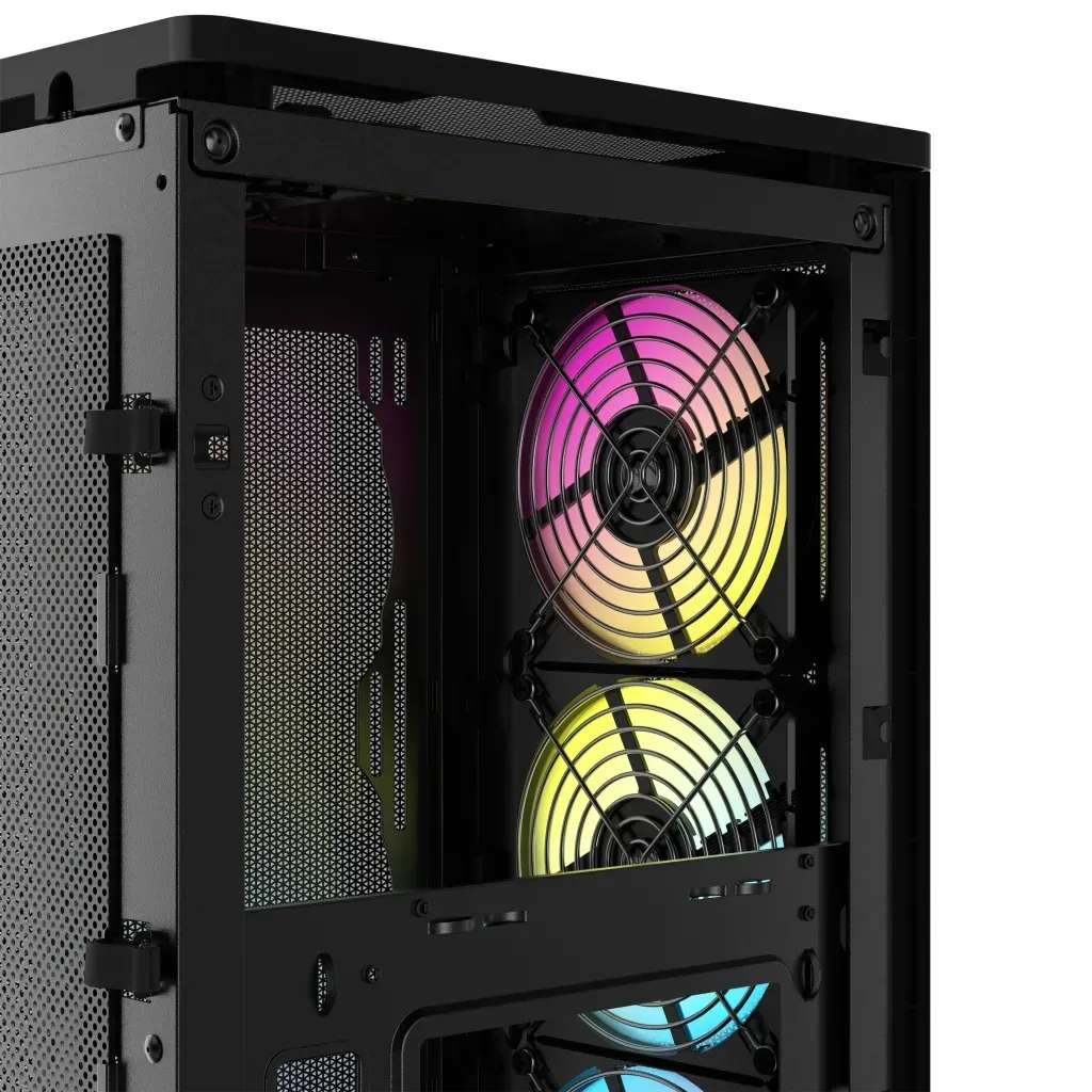 Corsair 2000D RGB AIRFLOW - Midtower chassi, Black