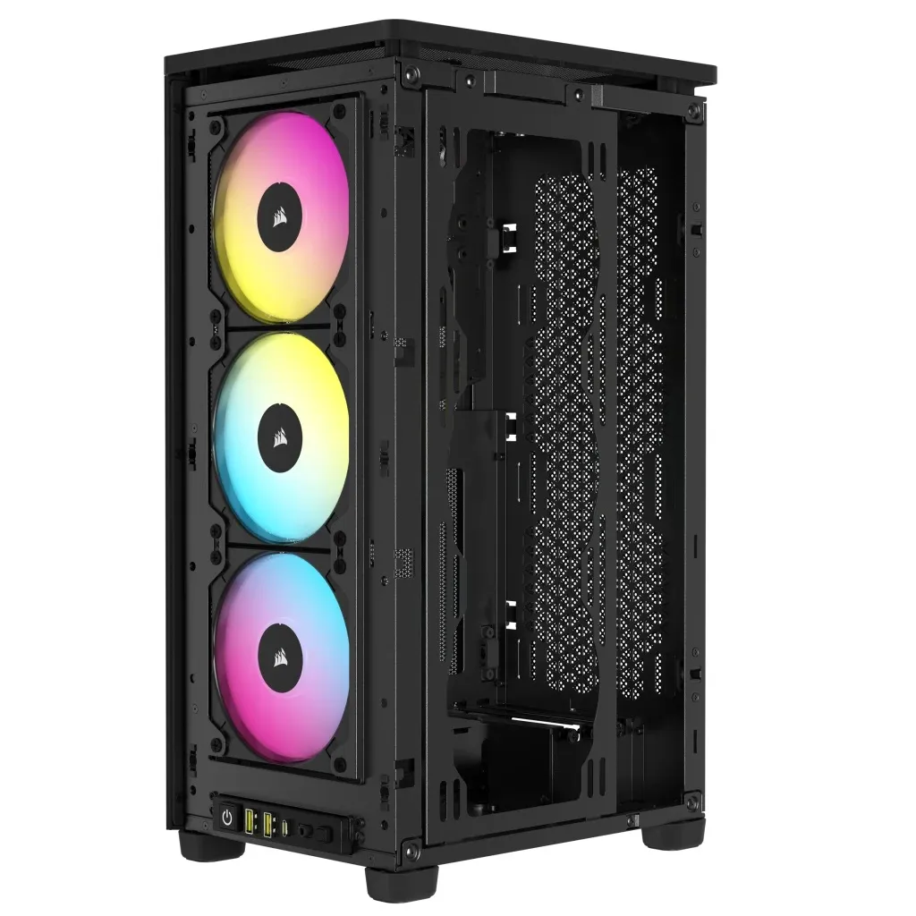 Corsair 2000D RGB AIRFLOW - Midtower chassi, Black
