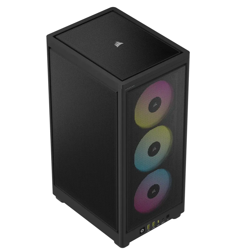 Corsair 2000D RGB AIRFLOW - Midtower chassi, Black