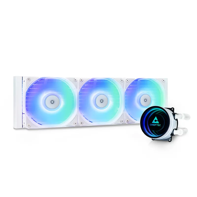 Chieftec Iceberg 360 RGB - liquid cooler, White